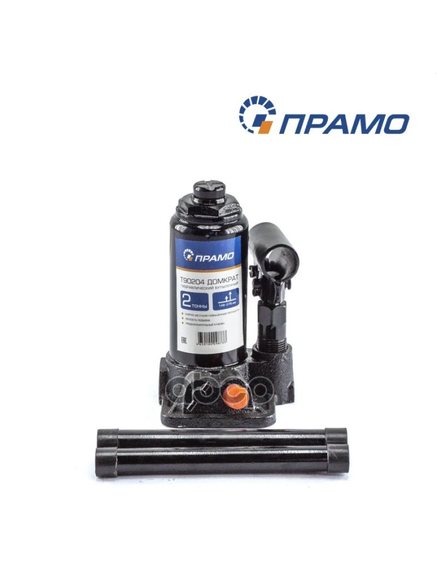 Домкрат Гидравлический 2Т (148-278 Мм) В Кейсе Прамо (T90204s) Прамо арт. T90204S  в Перми Пермском крае