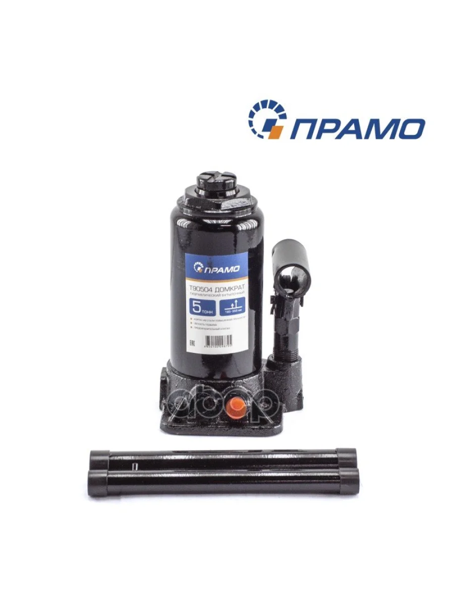 Домкрат Гидравлический 5Т (185-355 Мм) Прамо В Кейсе (T90504s) Прамо арт. T90504S  в Перми Пермском крае