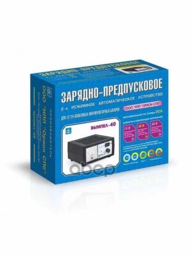 Зарядное Устройство Для Акб Вымпел-40 (Автомат. 0-20А, 1224В, Лин. Амперм.)(Нпп Орион) ВЫМПЕЛ арт. 2010