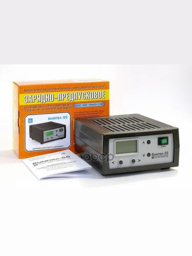 Зарядное Устройство Для Акб Вымпел-55 (Автоматич. 0-18А, 0-12В, Жк Амперм.)(Нпп Орион) ВЫМПЕЛ арт. 2012