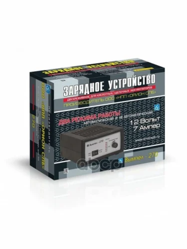 Зарядное Устройство Вымпел 270 (АвтоматРучн.,0-7А, 12В, Линейный Амперметр) (2020) ВЫМПЕЛ арт. 2020