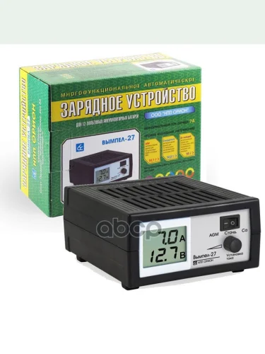 Зарядное Устройство Для Акб Вымпел-27 (Автомат. 0-7А, 14.114.818В Жк Индик.)(Нпп Орион) ВЫМПЕЛ арт. 2045