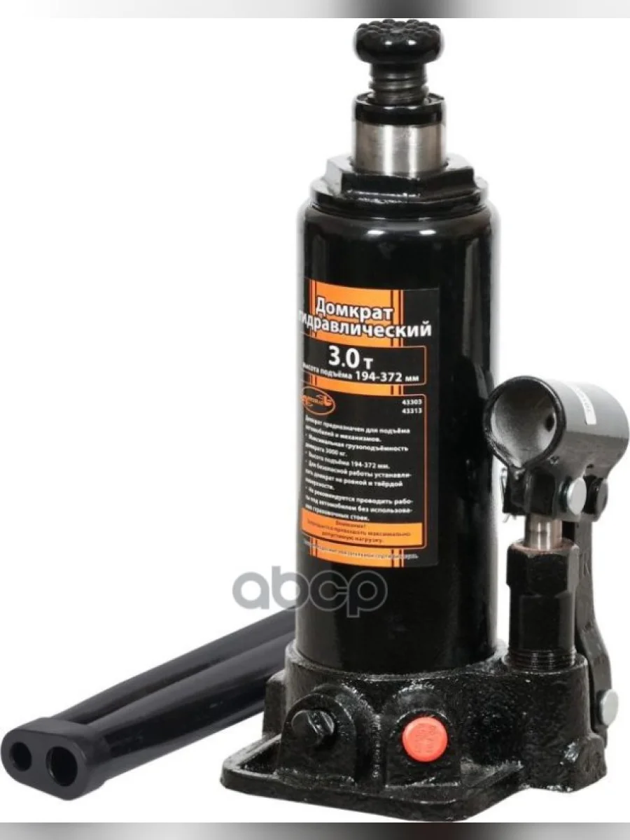 Домкрат Гидравлический 3Т (194-372 Мм) Автоdело (43303) АвтоDело арт. 43303  в Перми Пермском крае