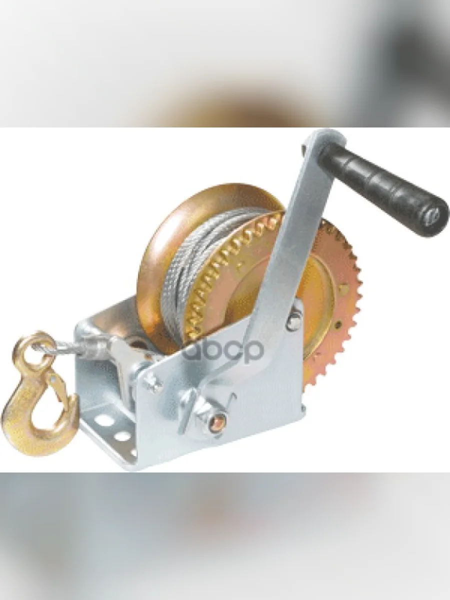 Лебедка Шестерененчатая  675 Кгс.(Сталь.трос 10М) Автоdело (43675) АвтоDело арт. 43675  в Керчи Республика Крым