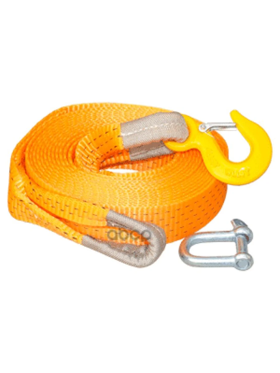 Трос Буксировочный Лента  7,5 Т,Петли (5М) Автоdело (44508) АвтоDело арт. 44508  в Керчи Республика Крым