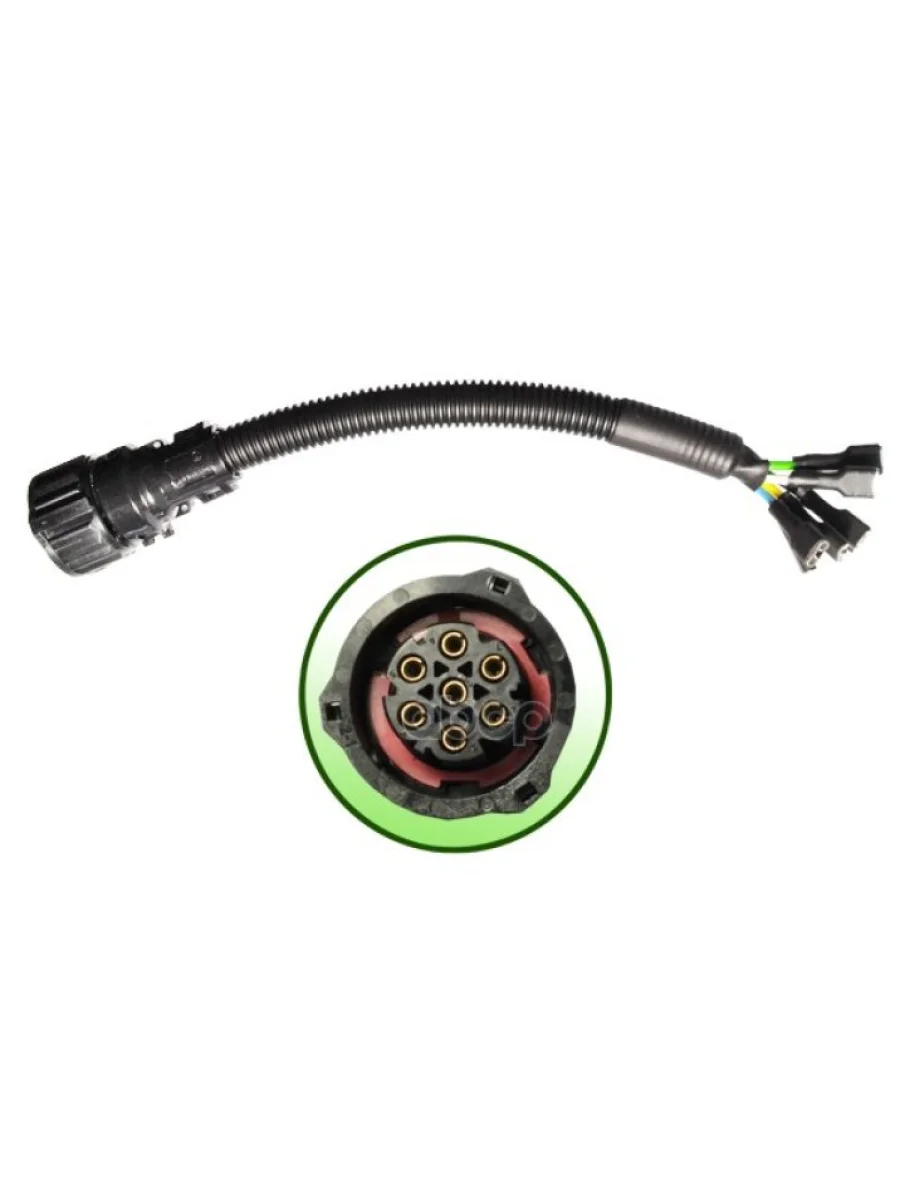 Разъем Электрический (Штекер) 7-Pin Для Фонарей 0093 Прямой С Проводом АТ арт. 680080  в Керчи Республика Крым