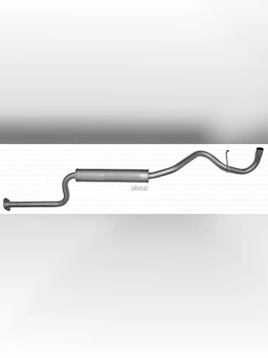 Резонатор Ваз 2123 (АМ С 2003Г.) (Длинный) Креп. На 2 Болта  (2123-1200020) Автоглушитель арт. АК 2123-1200020  в Керчи Республика Крым