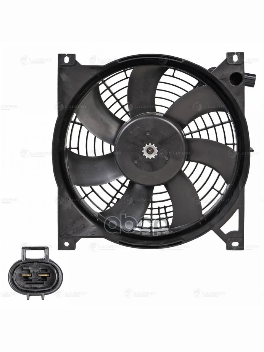 Электровентилятор Кондиционера Ваз 2190 С Кожухом Luzar (Lfac 0190) LUZAR арт. LFAC 0190  в Самаре Самарской области