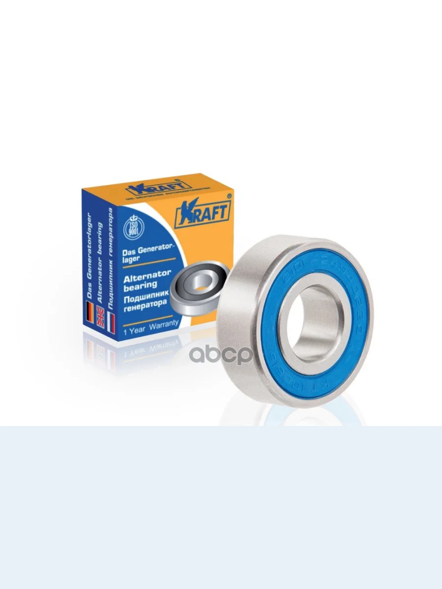 Подшипник 180302 Генератора Ваз 2101-08, 1111 Большой Kraft (Кт 100516) Kraft арт. KT 100516  в Керчи Республика Крым
