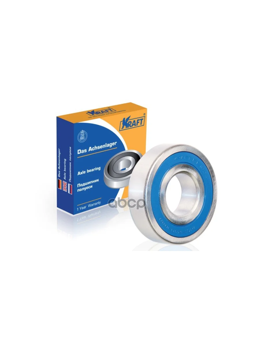 Подшипник 180306 Полуоси Ваз 2101-07 Kraft (Кт 100517) Kraft арт. KT 100517  в Керчи Республика Крым