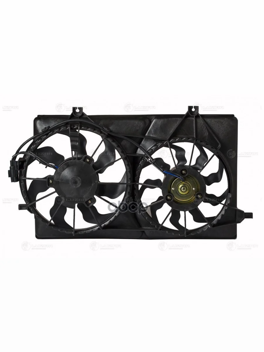 Блок ЭВентиляторов Охл.Кондиц. Ваз 2170-72 Приора Halla С Кожухом (2 Вент) Luzar LUZAR арт. LFK 01270  в Керчи Республика Крым