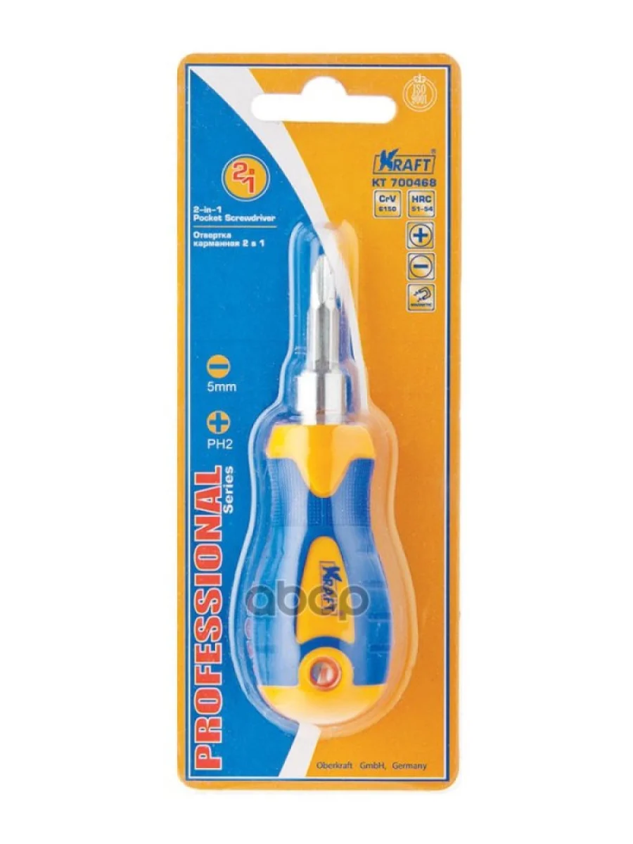Отвертка Комбинированная Ph2-Sl6 38 Мм Kraft (Kt 700468) Kraft арт. KT 700468  в Керчи Республика Крым