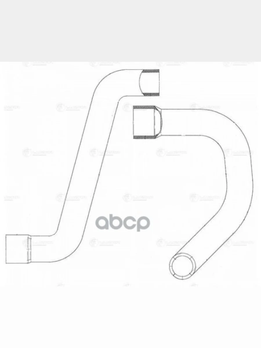 Патрубки Для АМ Газ 33106 Валдай C Дв.cummins (Силикон, К-Кт 2 Шт.) Luzar (Lpk 0301S) LUZAR арт. LPK 0301s  в Керчи Республика Крым