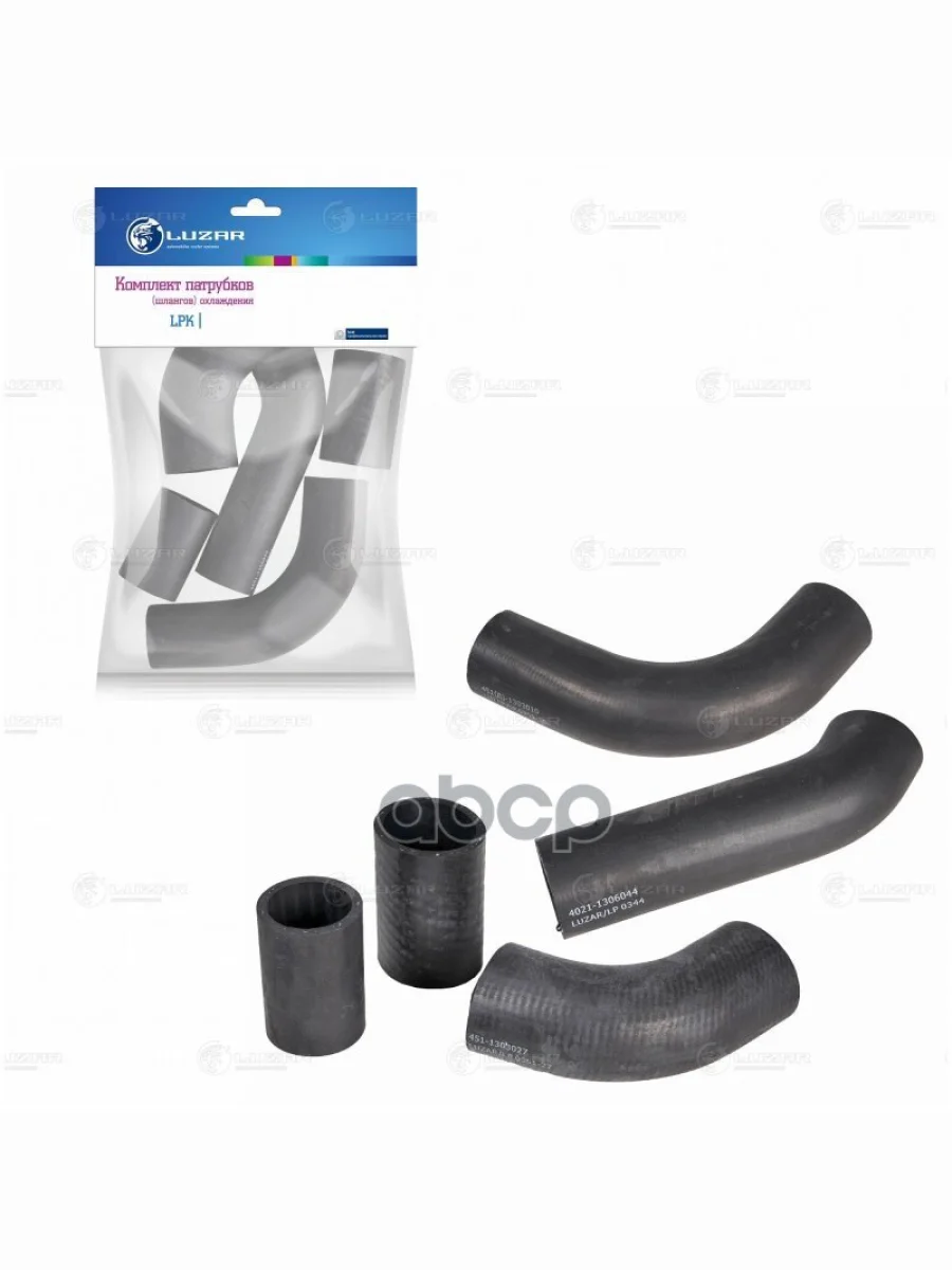 Патрубки Уаз 3160 Радиатора (100 Л.с., 421, 409) (К-Кт 5Шт.) (Lpk 0360) Luzar LUZAR арт. LPK 0360  в Керчи Республика Крым