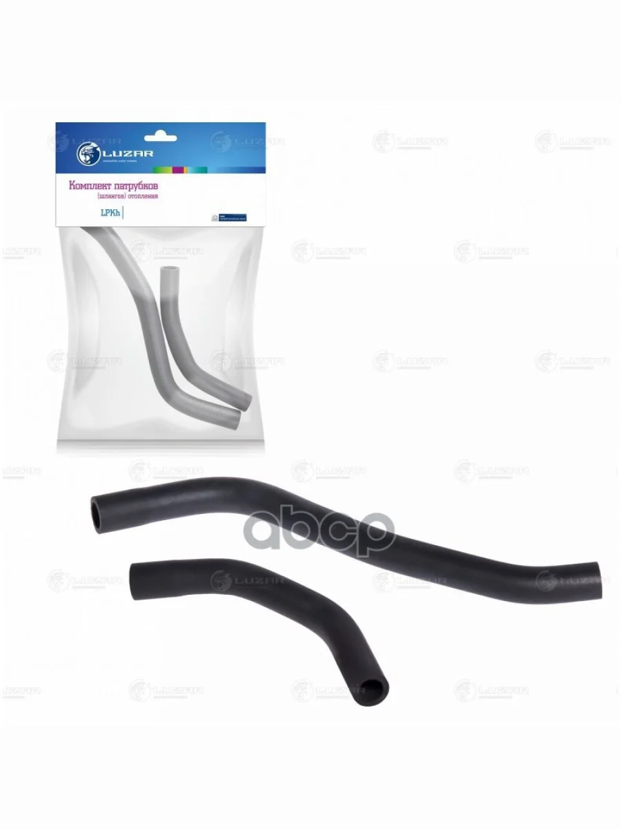 Патрубки Отопителя Ваз 1117-1119 Калина (К-Т 2Шт) Luzar LUZAR арт. LPKh 0118  в Керчи Республика Крым