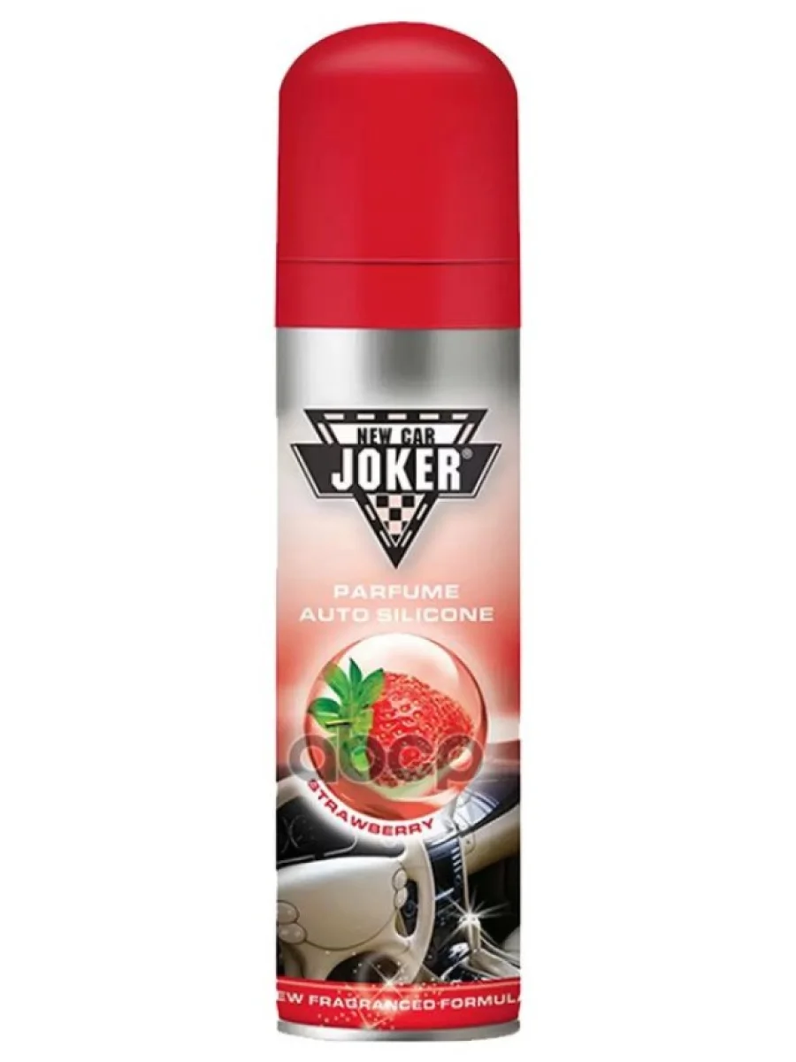 Полироль Пластика И Панели Joker Клубника (200Мл) Аэрозоль Joker арт. JK200 str  в Керчи Республика Крым