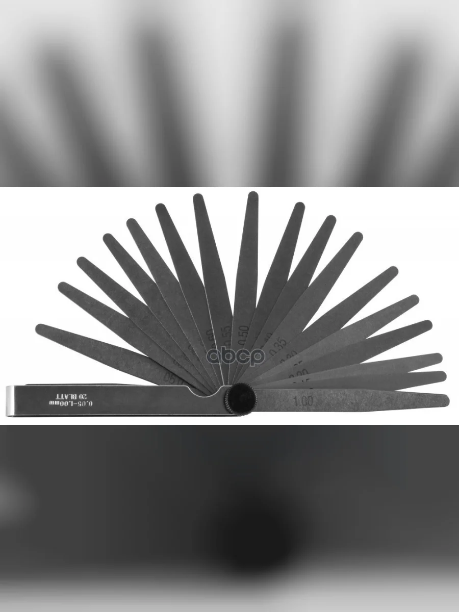 Набор Щупов 20 Шт. (0.05-1Мм) Jonnesway (Ai060020) Jonnesway арт. AI060020  в Перми Пермском крае