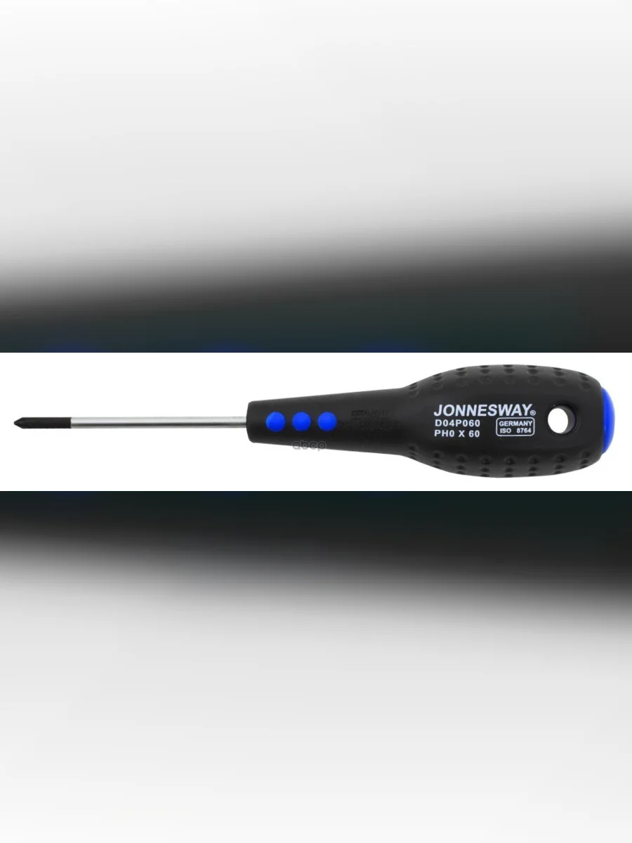 Отвертка Крестовая Ph0  60Мм Jonnesway Серия Full Star (D04p060) Jonnesway арт. D04P060  в Керчи Республика Крым