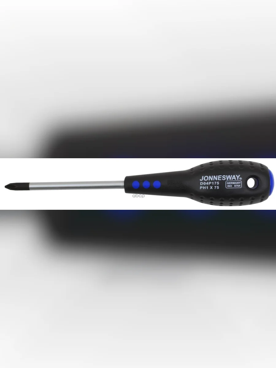 Отвертка Крестовая Ph1  75Мм Jonnesway Серия Full Star (D04p175) Jonnesway арт. D04P175  в Керчи Республика Крым