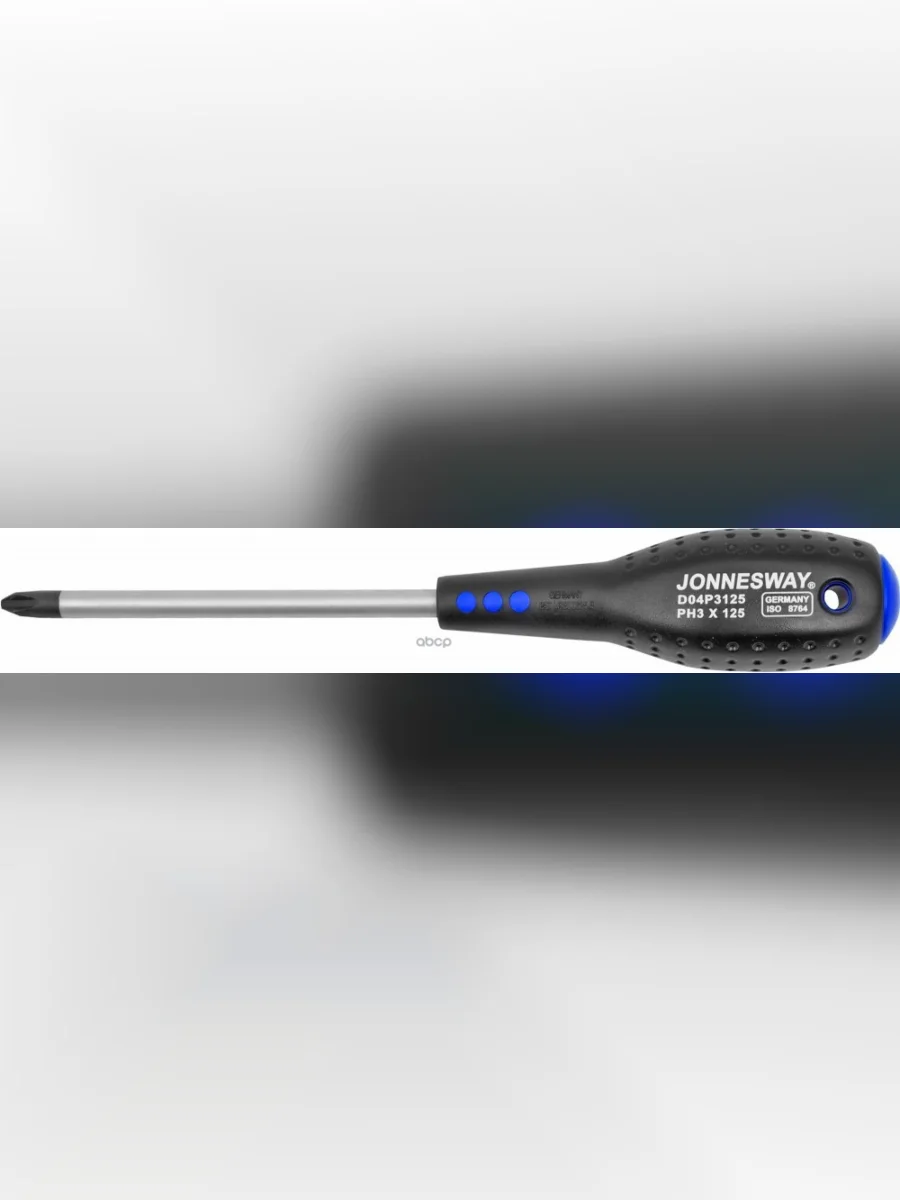 Отвертка Крестовая Ph3 125Мм Jonnesway Серия Full Star (D04p3125) Jonnesway арт. D04P3125  в Керчи Республика Крым