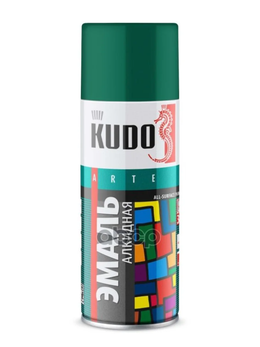 Краска-Спрей Kudo Универсальная Темно-Зеленая (520Мл) (Ku-1007) Kudo арт. KU-1007  в Керчи Республика Крым