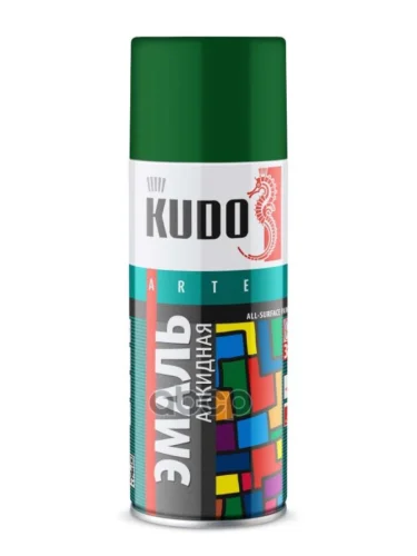 Краска-Спрей Kudo Универсальная Зеленая (520Мл) (Ku-10081) Kudo арт. KU-10081