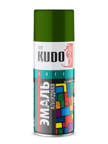 Краска-Спрей Kudo Универсальная Зеленая Листва (520Мл) (Ku-10082) Kudo арт. KU-10082