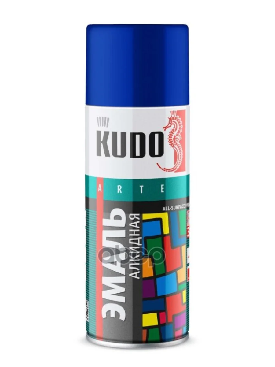 Краска-Спрей Kudo Универсальная Синяя (520Мл) (Ku-1011) Kudo арт. KU-1011  в Керчи Республика Крым