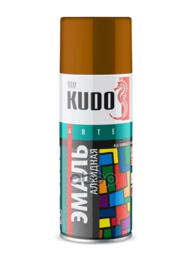 Краска-Спрей Kudo Универсальная Охра (520Мл) (Ku-1022) Kudo арт. KU-1022