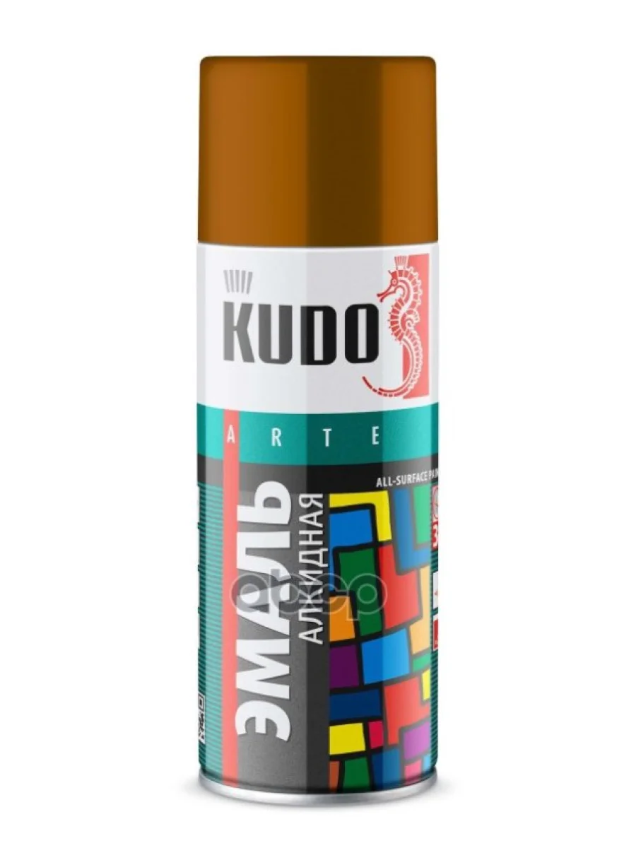 Краска-Спрей Kudo Универсальная Охра (520Мл) (Ku-1022) Kudo арт. KU-1022  в Перми Пермском крае
