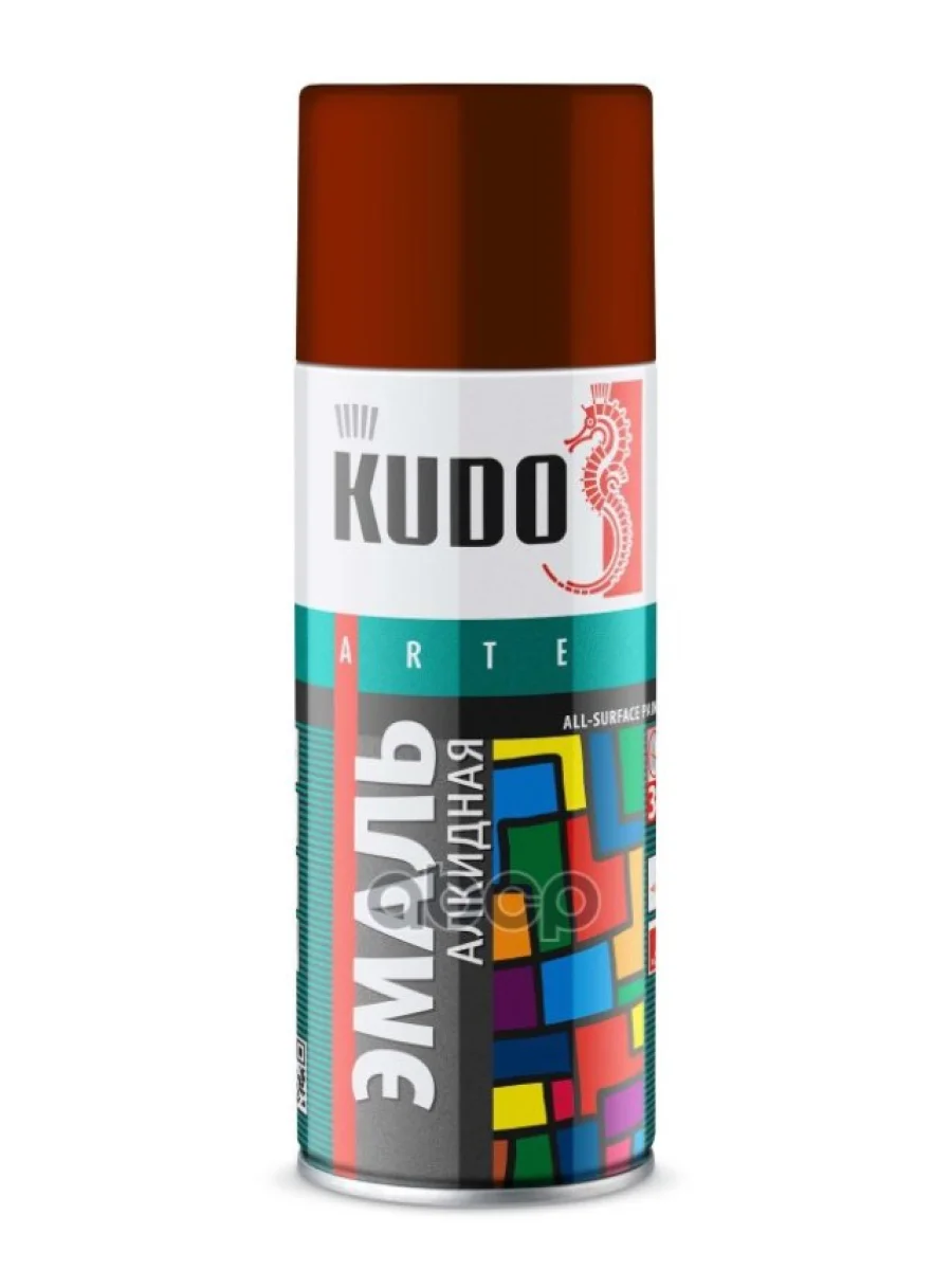Краска-Спрей Kudo Универсальная Красно-Коричневая (520Мл) (Ku-1024) Kudo арт. KU-1024  в Керчи Республика Крым