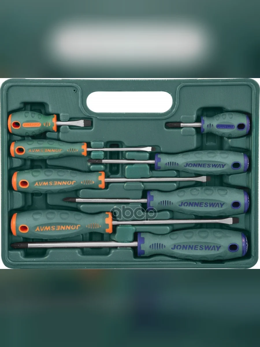 Набор Отверток 8 Предметов Серия Anti-Slip В Кейсе Jonnesway (D71pp08s) Jonnesway арт. D71PP08S  в Керчи Республика Крым