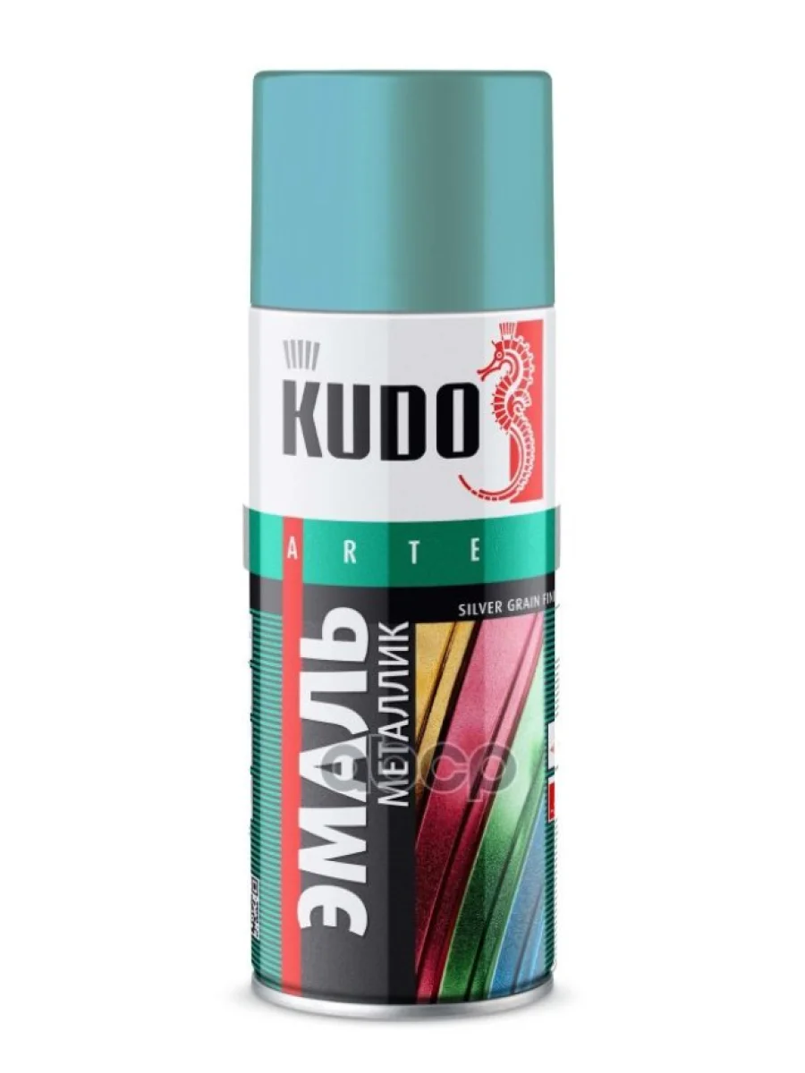 Краска-Спрей Kudo Универсальная Металлик Ультрамарин (520Мл) Silver Grain Finish (Ku-1053) Kudo арт. KU-1053  в Керчи Республика Крым