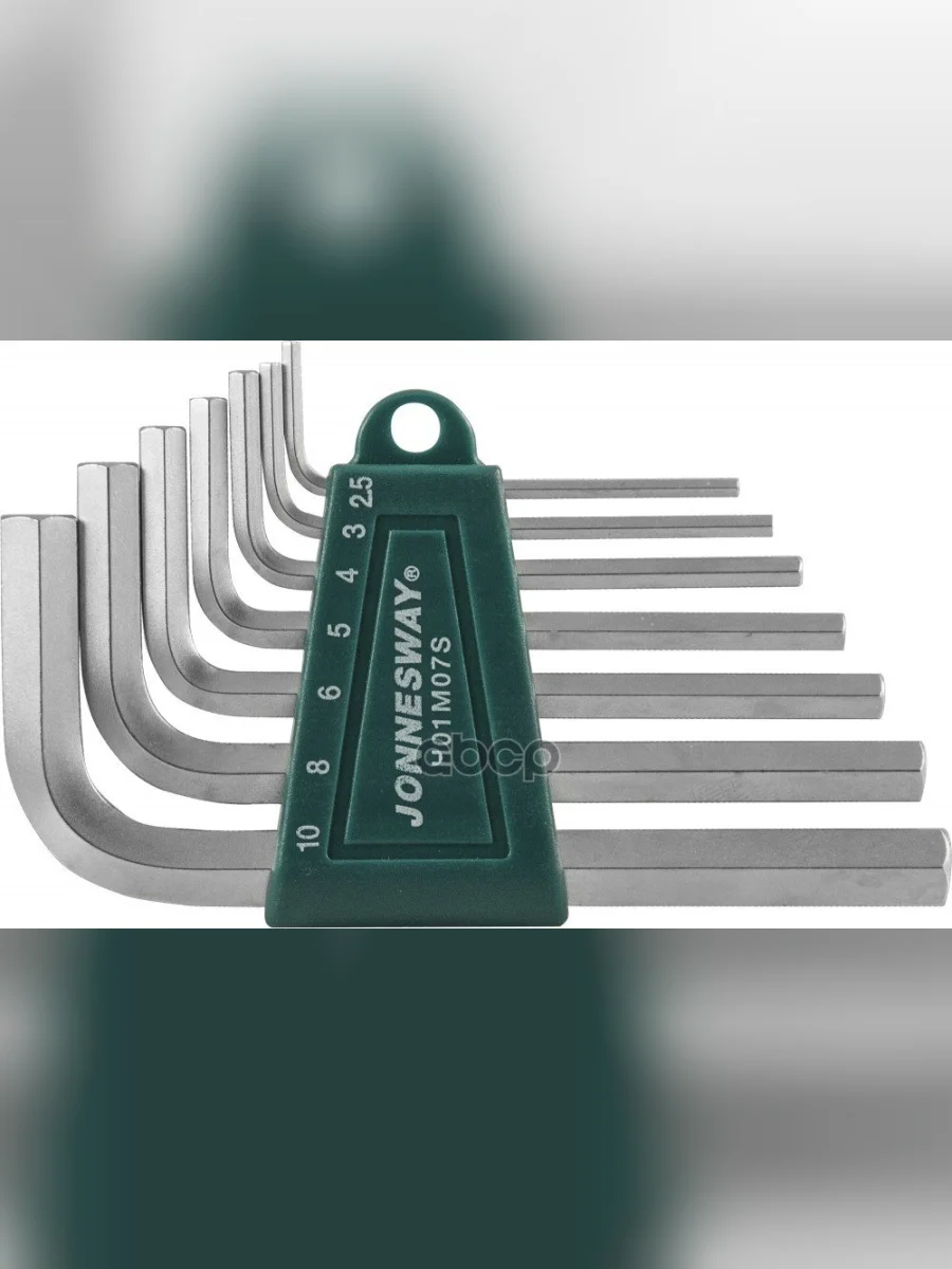 Набор Шестигранников 7 Предметов 2,5-10Мм Jonnesway (H01m07s) Jonnesway арт. H01M07S  в Керчи Республика Крым