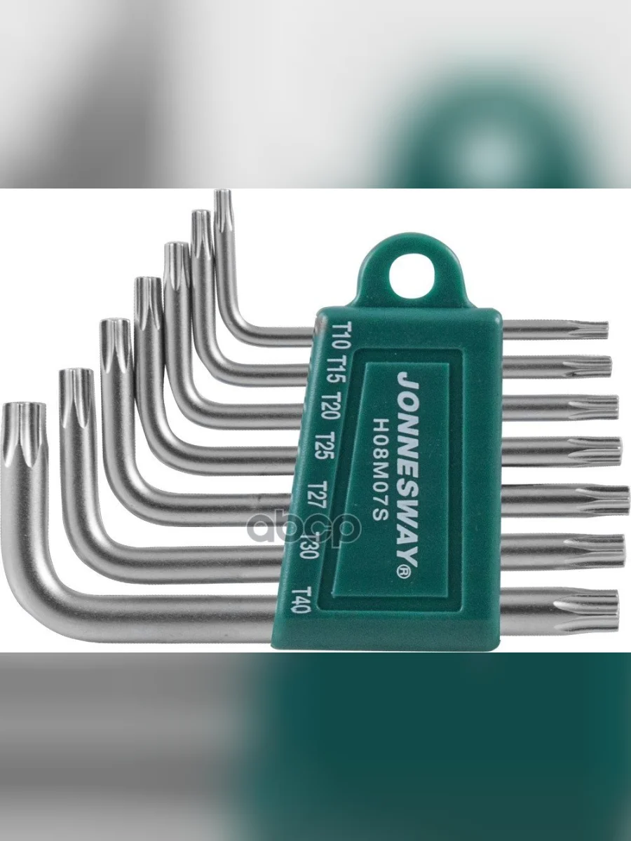 Набор Ключей Torx 7 Предметов Т10-Т40 Jonnesway (H08m07s) Jonnesway арт. H08M07S  в Керчи Республика Крым