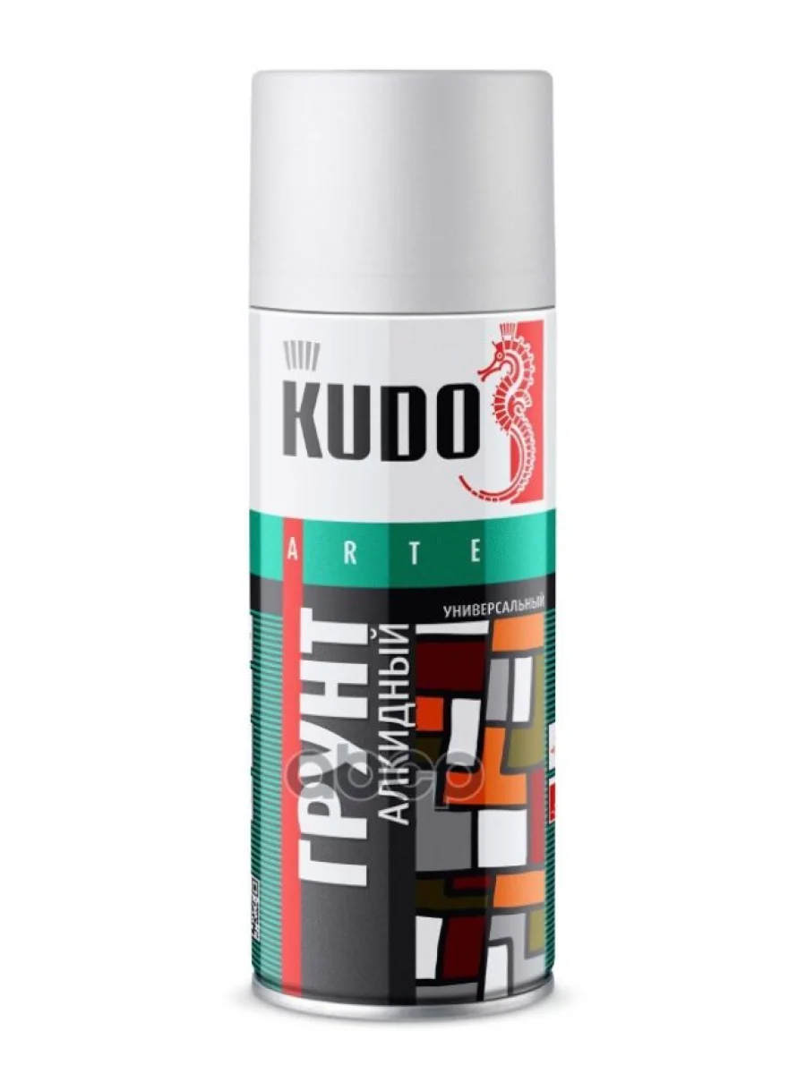 Грунт-Спрей Kudo Универсальный Алкидный Белый (520Мл) (Ku-2004) Kudo арт. KU-2004  в Перми Пермском крае