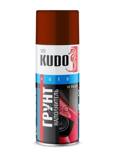 Грунт-Спрей Kudo 1К Наполнитель, Коричневый, Акриловый (520 Мл) (Ku-2202) Kudo арт. KU-2202