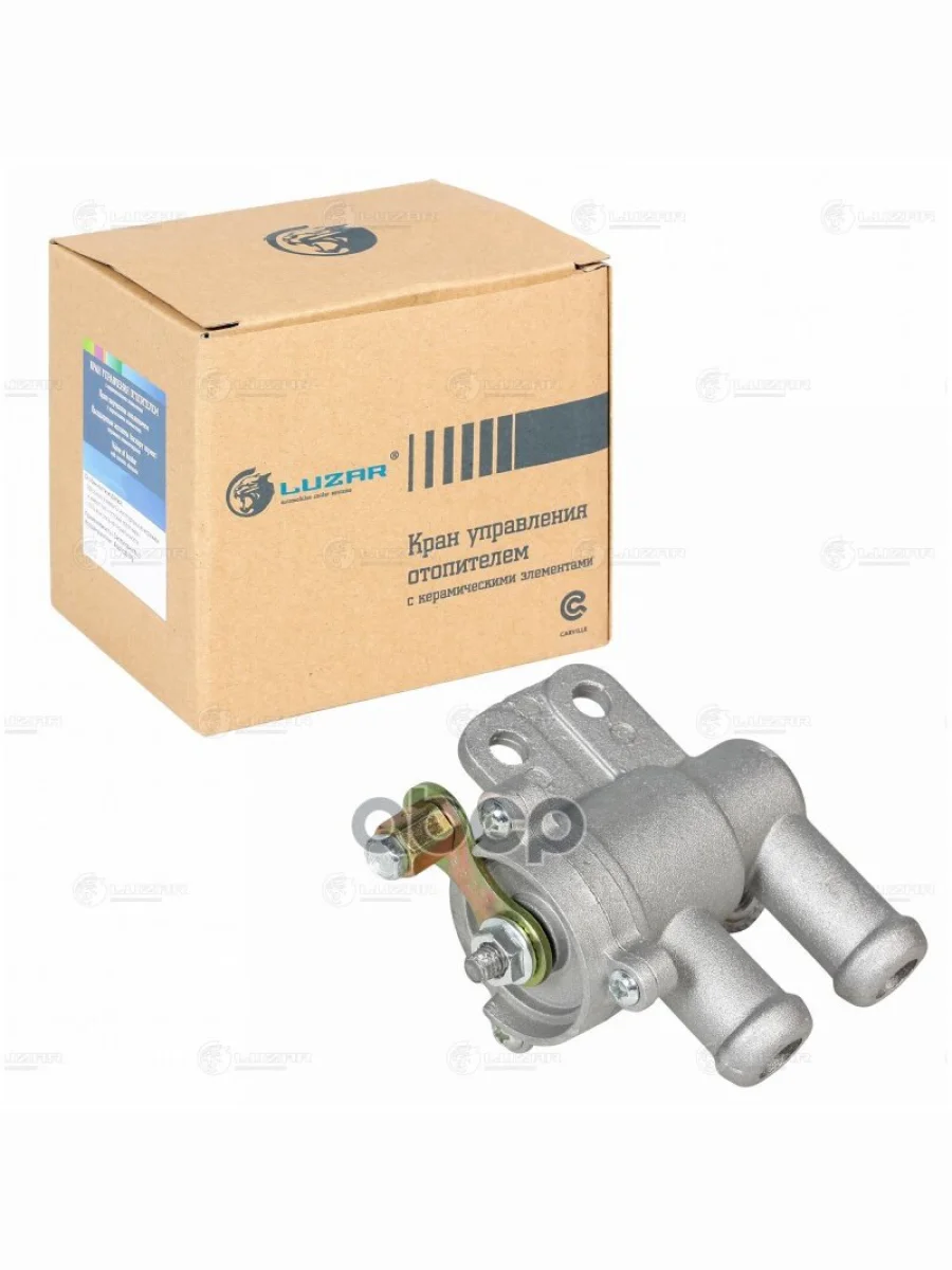 Кран Отопителя Для АМ Газ 3302, 2217 Luzar (Керам.) (Lv 0302) (С Крепеж.) (3307-8101150) LUZAR арт. LV 0302  в Керчи Республика Крым