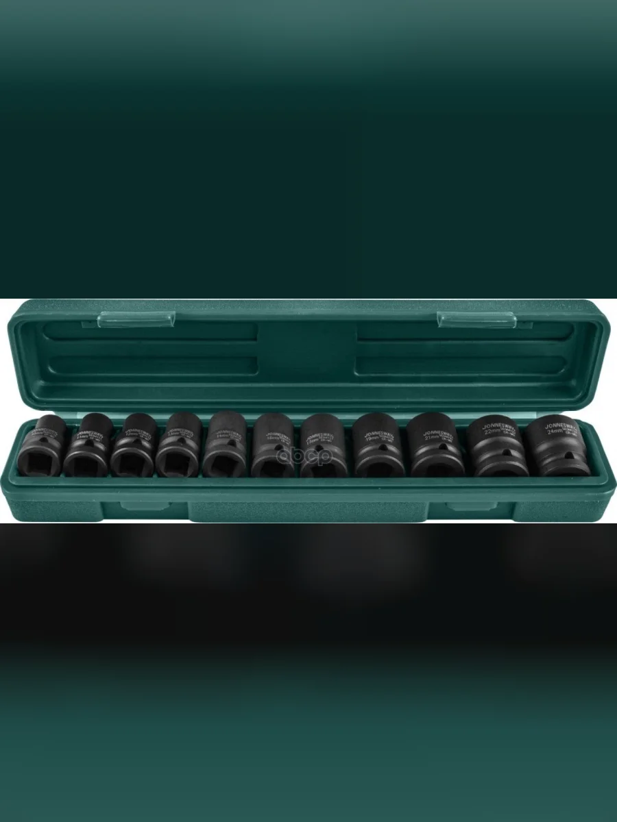 Набор Головок Ударных 12Dr, 10-24 Мм 11 Предметов Jonnesway (S03a4111s) Jonnesway арт. S03A4111S  в Керчи Республика Крым