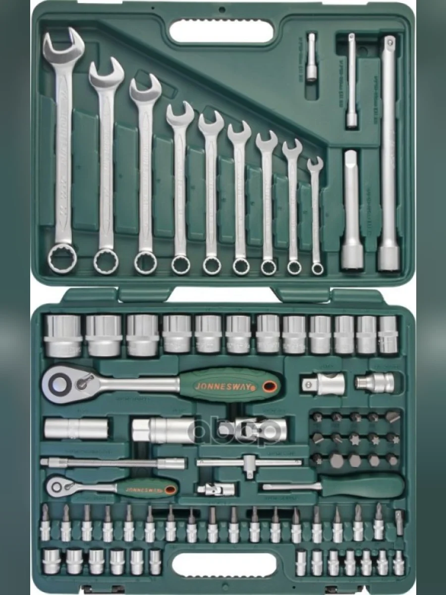 Набор Инструмента  82 Предмета 12``-14`` (4-32Мм, 6 Гран.) Jonnesway (S04h52482s) Jonnesway арт. S04H52482S  в Керчи Республика Крым