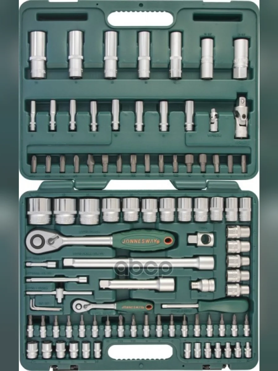 Набор Инструмента  94 Предмета 12``-14`` (4-32Мм, 6 Гран.) Jonnesway (S04h52494s) Jonnesway арт. S04H52494S  в Керчи Республика Крым