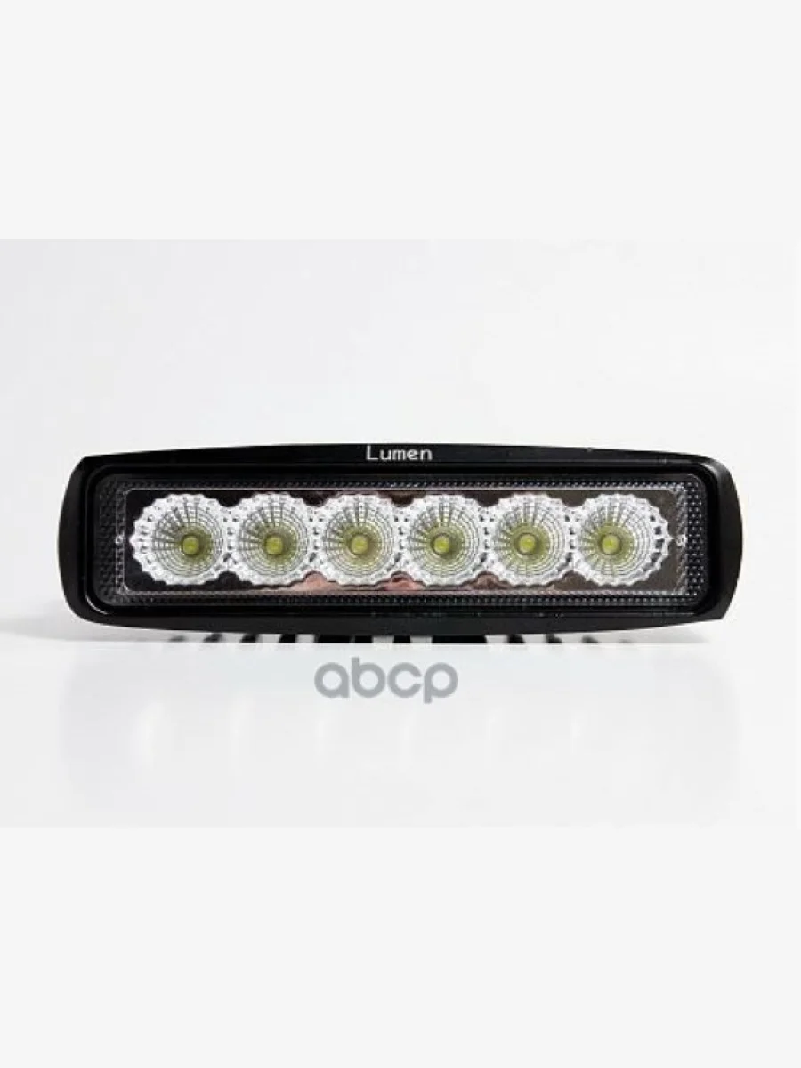 Фара Светодиодная Lumen-18Wl Sle (Flood) 6 Диодов, Однорядная. Рассеяный (Ближний). 153*41*38 Lumen арт. MLP-SLE18WL2109F  в Керчи Республика Крым