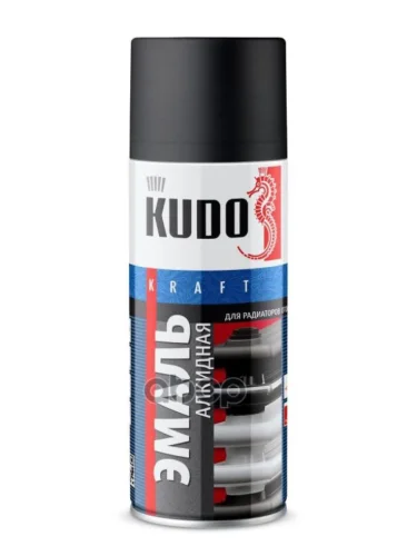 Краска-Спрей Kudo Для Радиаторов Отопления Черная Матовая (520 Мл) (Ku-5103) Kudo арт. KU-5103