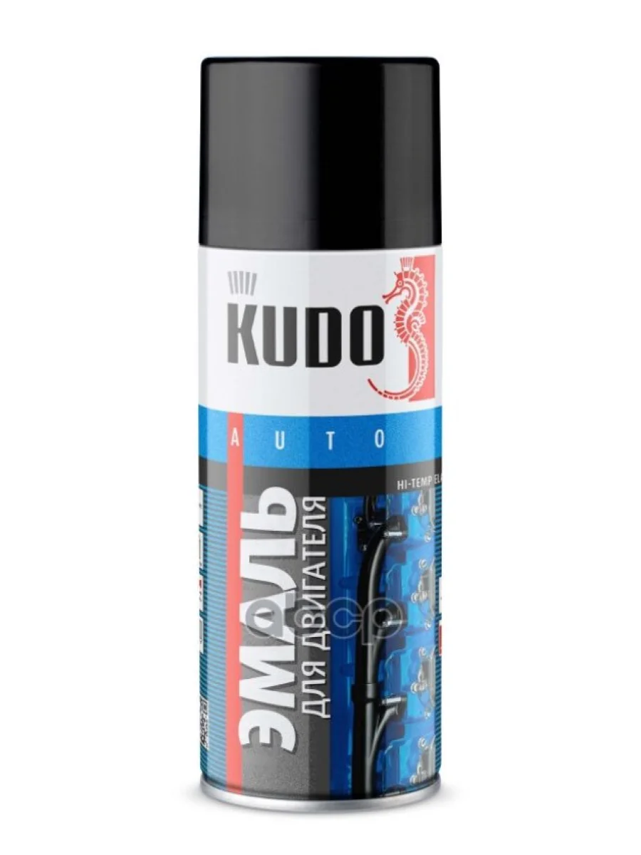 Краска-Спрей Kudo Для Двигателя Черная (520Мл) (Ku-5131) Kudo арт. KU-5131  в Перми Пермском крае