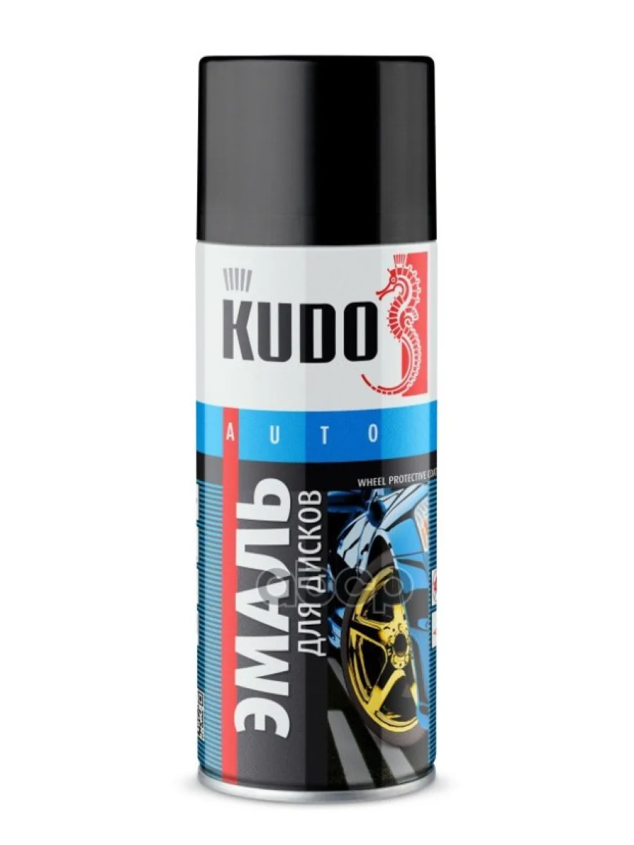 Краска-Спрей Kudo Для Колесных Дисков Черная (520Мл) (Ku-5203) Kudo арт. KU-5203  в Керчи Республика Крым