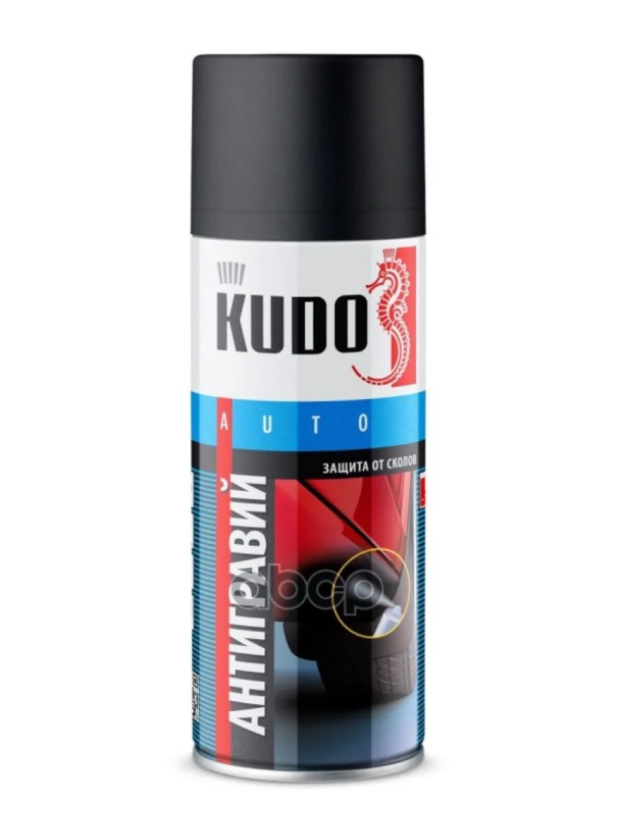 Мастика-Антигравий Kudo Черный (520 Мл) (Ku-5222) Kudo арт. KU-5222  в Керчи Республика Крым