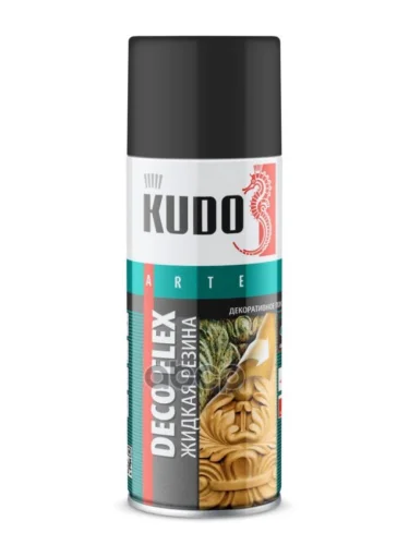 Резина Жидкая Kudo Черная (520 Мл) Deco Flex (Ku-5302) Kudo арт. KU-5302