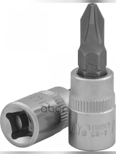 Головка Торцевая Со Вставкой Ph2 (14) L=37 Мм Jonnesway (S11h202) Jonnesway арт. S11H202