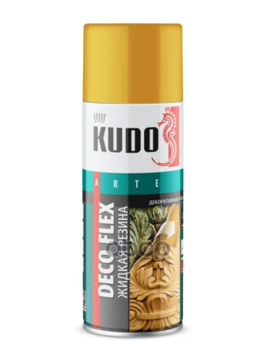 Резина Жидкая Kudo Золото (520 Мл) Deco Flex (Ku-5331) Kudo арт. KU-5331