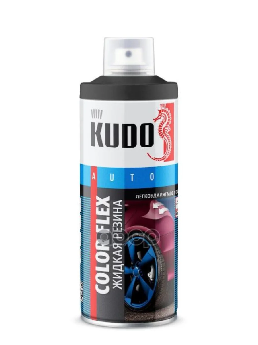 Резина Жидкая Kudo Черная (520 Мл) Color Flex (Ku-5502) Kudo арт. KU-5502  в Керчи Республика Крым